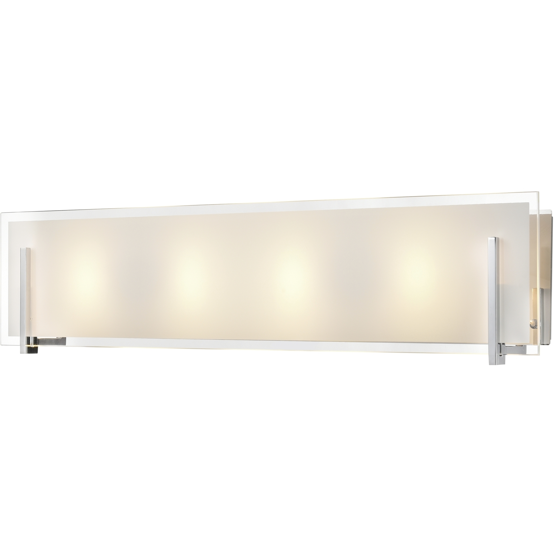 Geneva 4 Light 23.75 inch Chrome Bath Vanity Wall Light