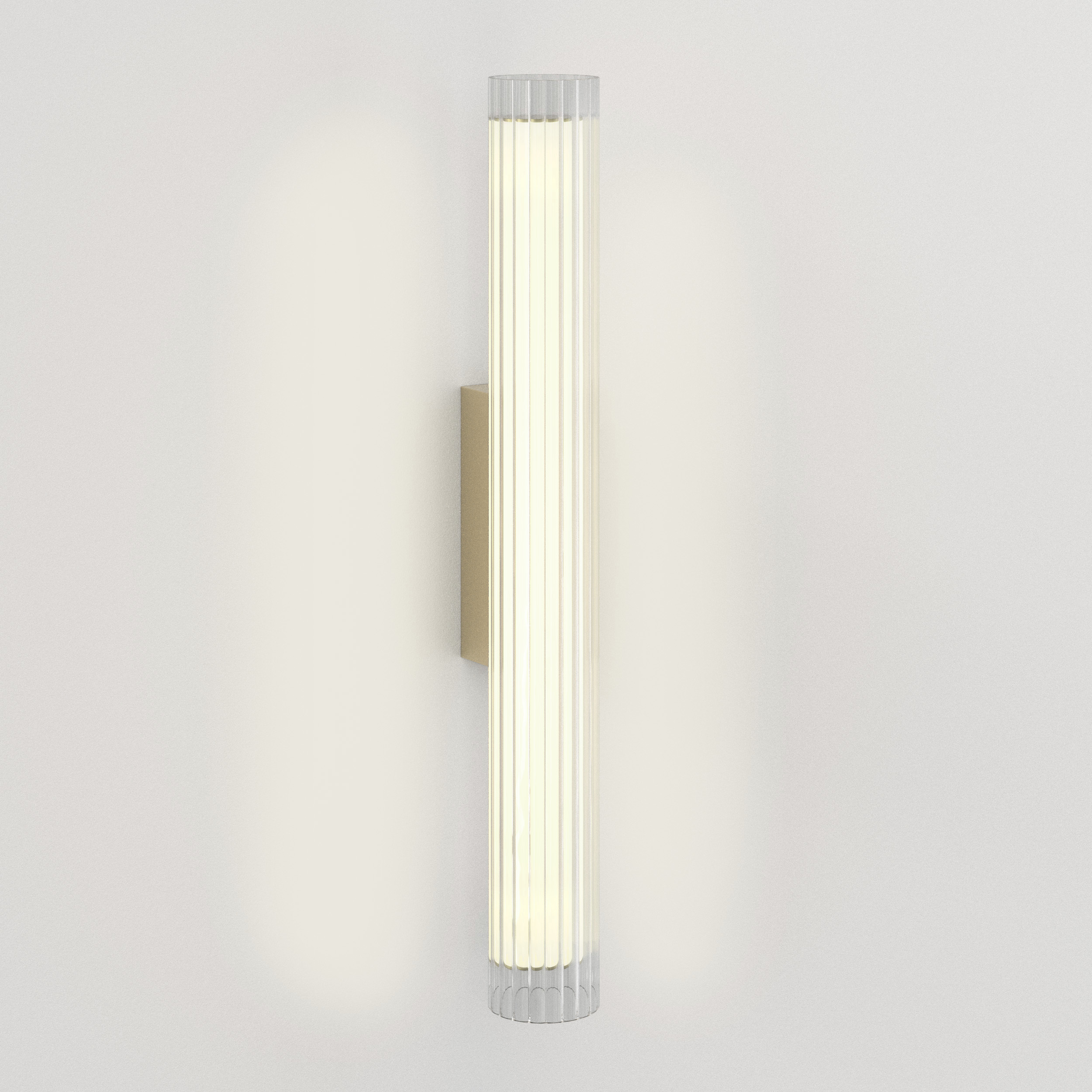 io LED 5.28 inch Matte Gold Bathroom Wall Light