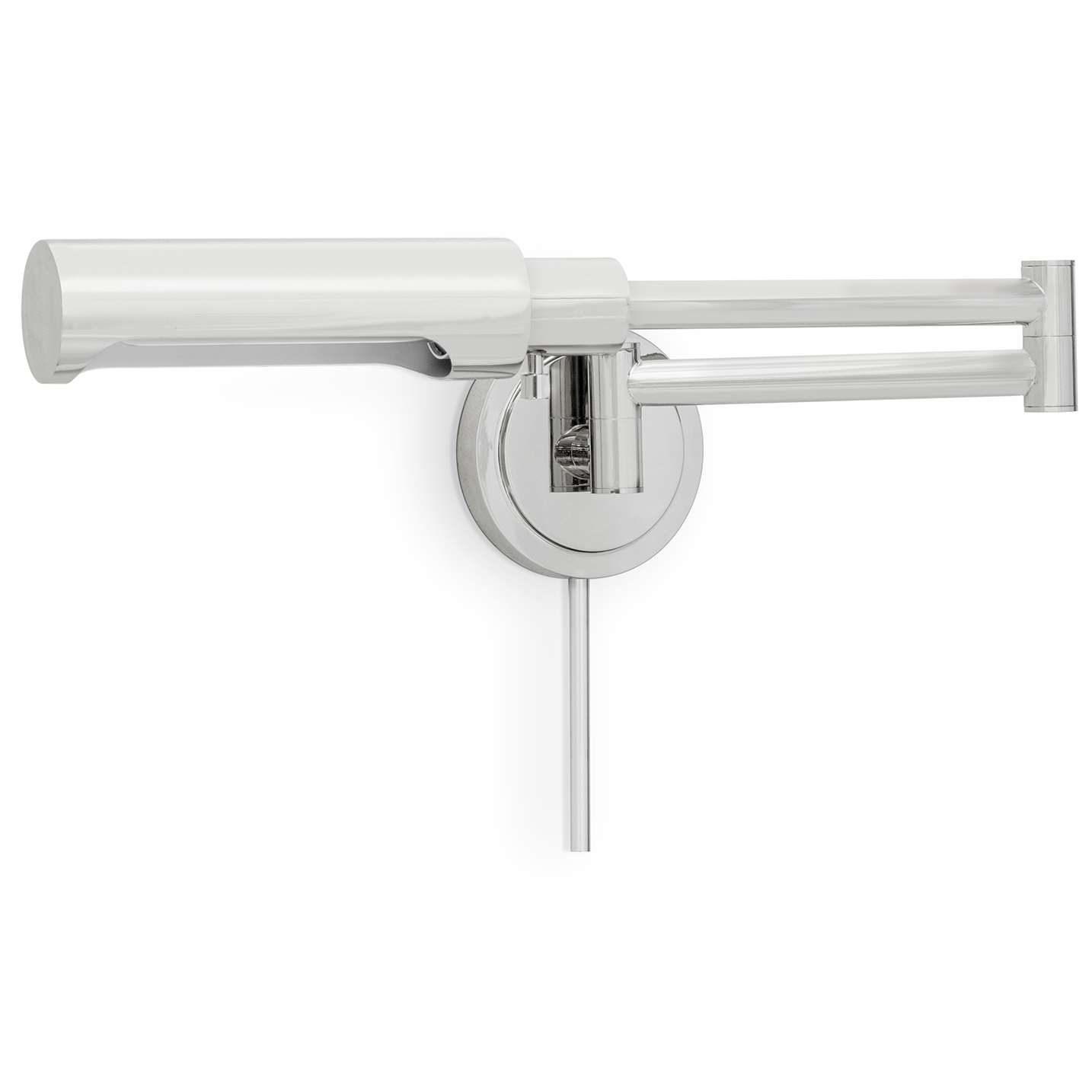 Noble 1 Light 5 inch Polished Nickel Wall Sconce Wall Light, Swing Arm Task
