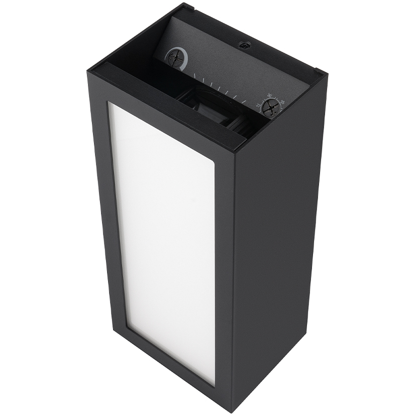 Functional 3 Light 11 inch Black on Aluminum Wall Sconce Wall Light in 11in