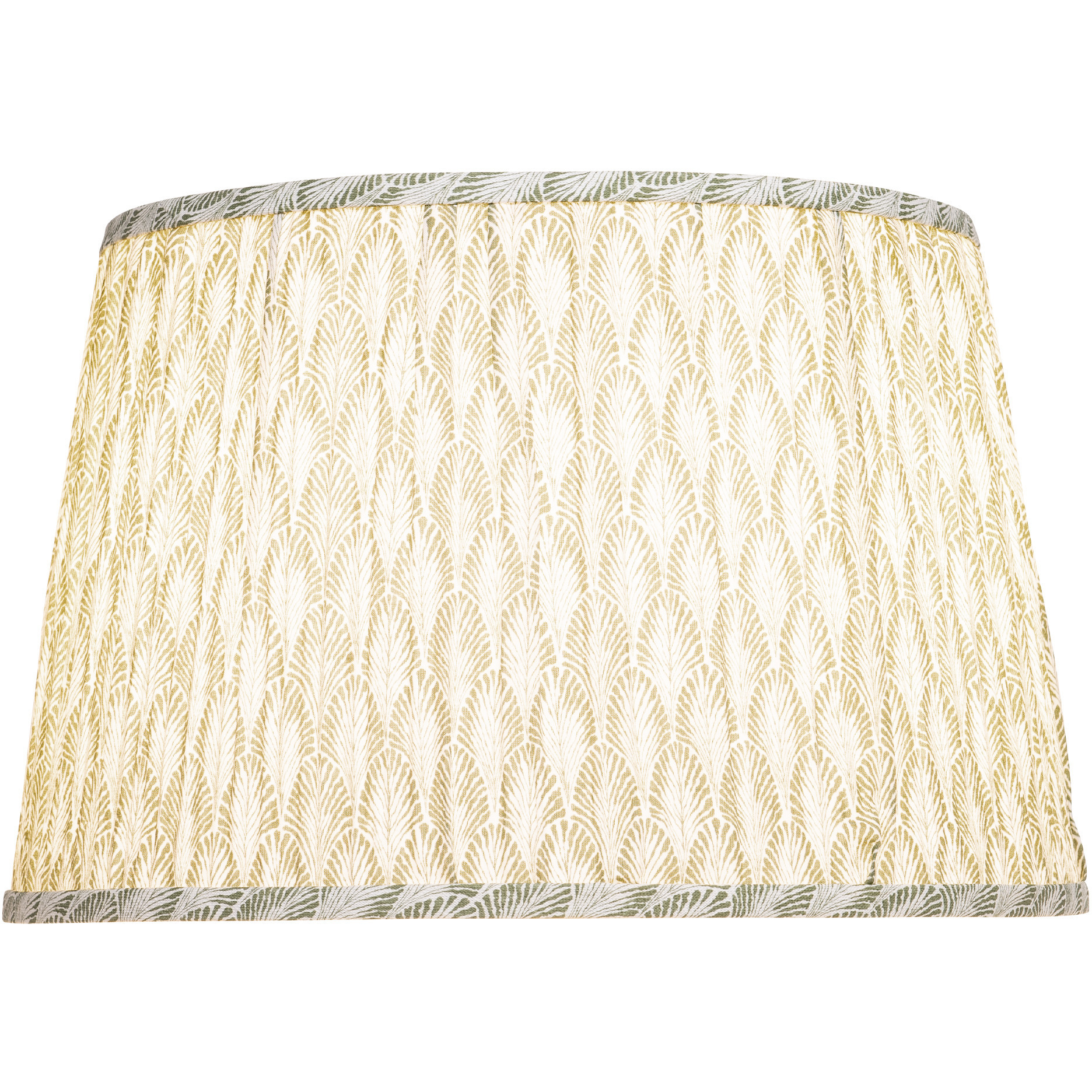 Plume Green and Ivory 16 inch Lamp Shade
