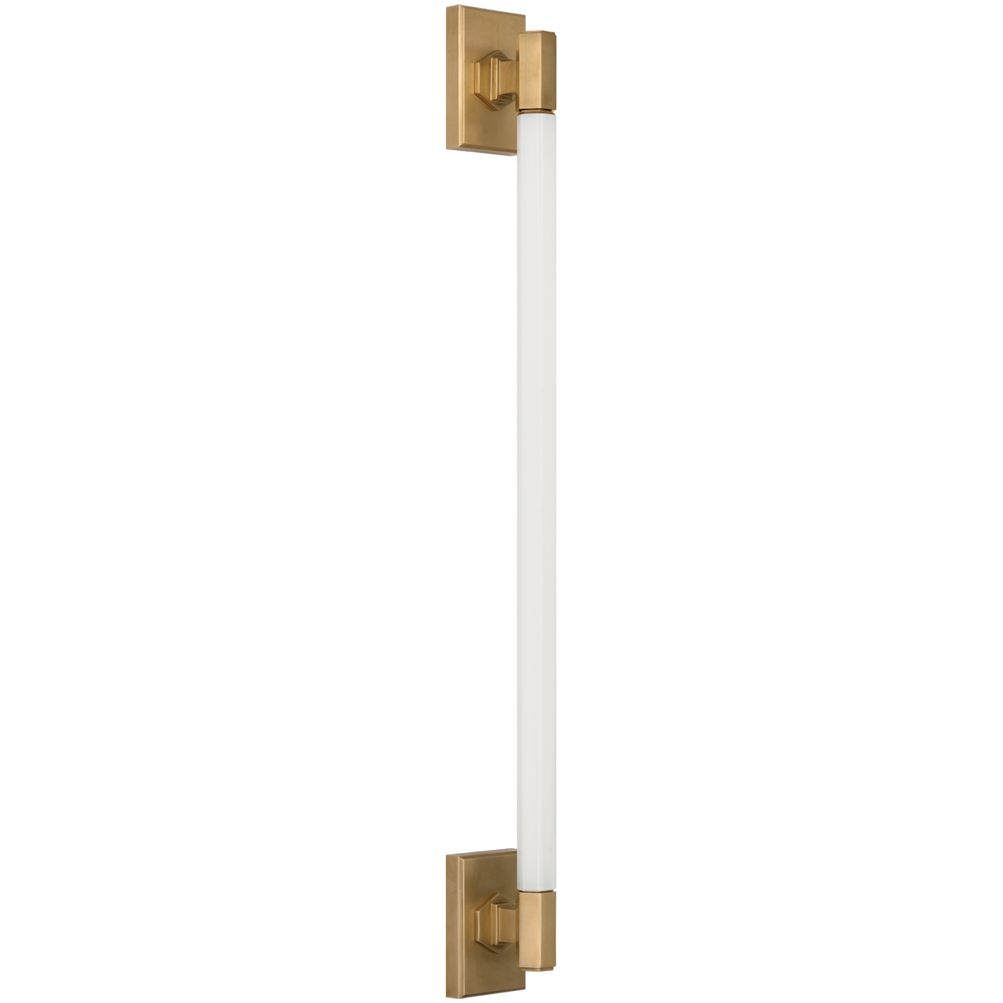 Chapman & Myers Hawthorne LED 2.5 inch Antique-Burnished Brass Linear Bath Light Wall Light