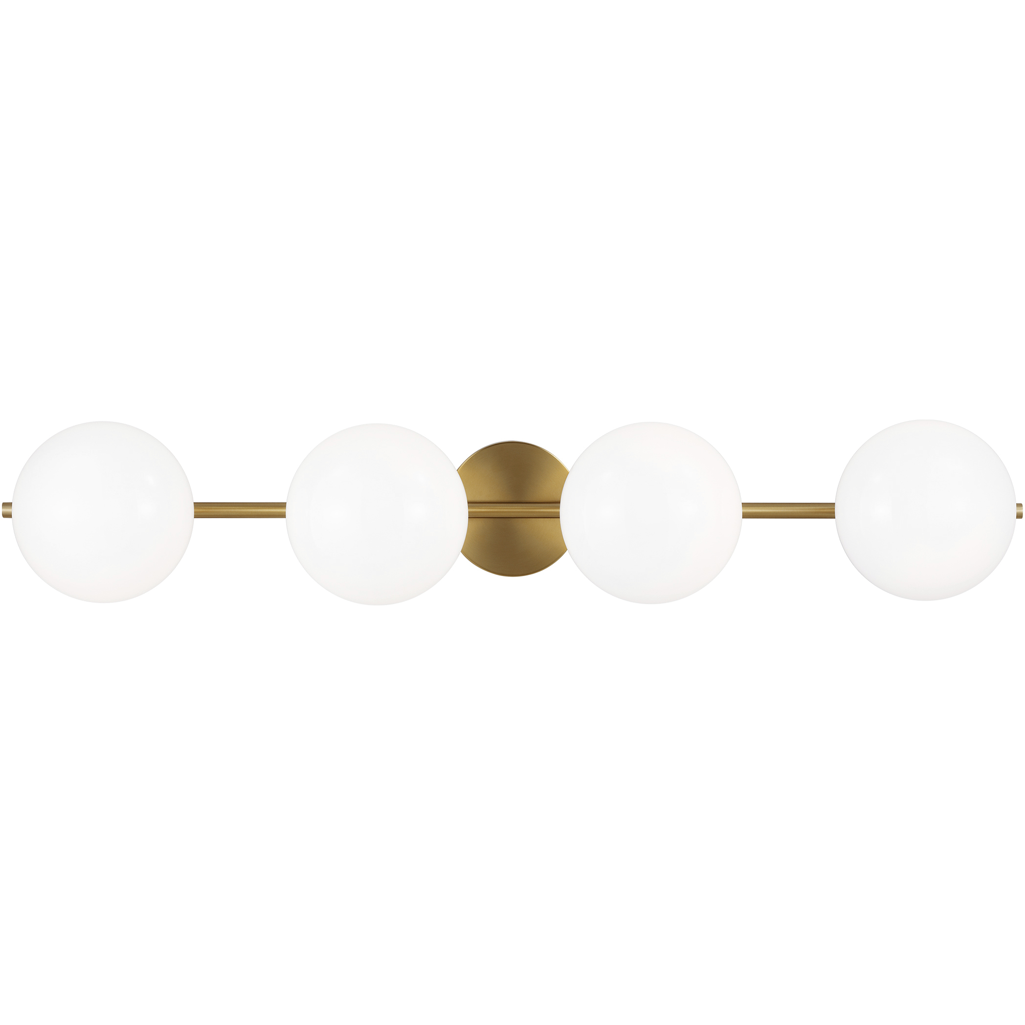 ED Ellen DeGeneres Lune 4 Light 37.38 inch Burnished Brass Vanity Light Wall Light