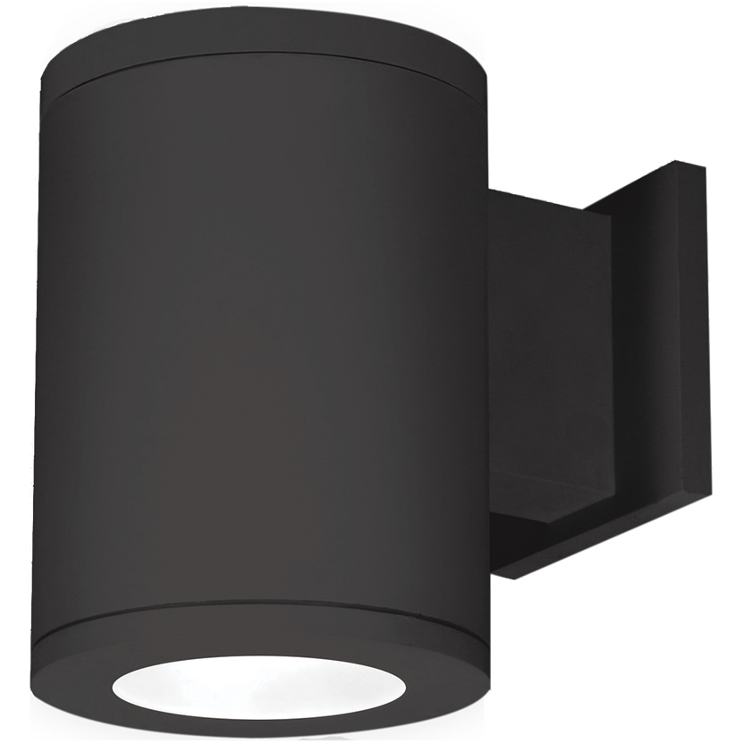 Tube Arch Sconce Wall Light in Flood, 90, 3000K, Black, Away From Wall