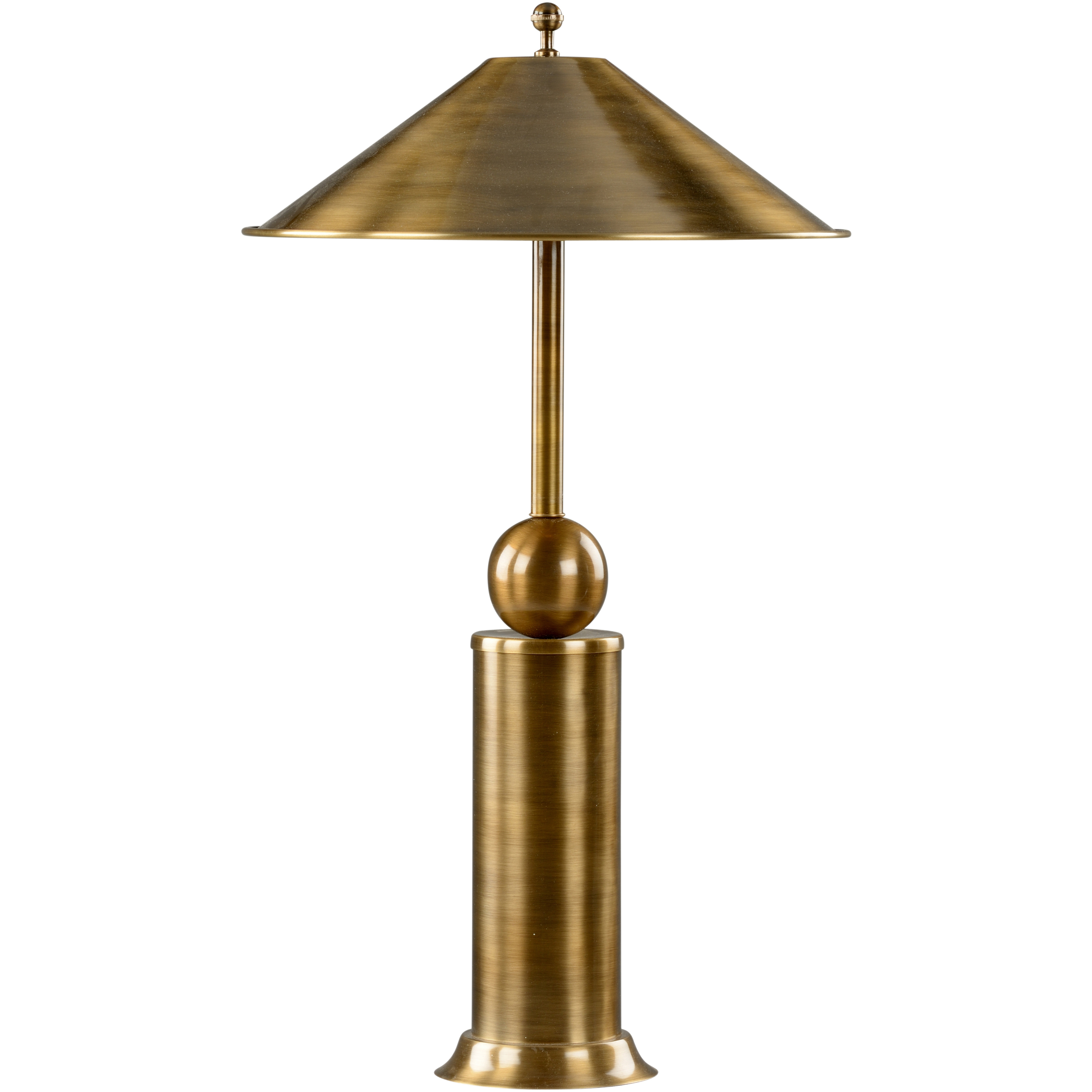 Winbury 23 inch Gold Table Lamp Portable Light