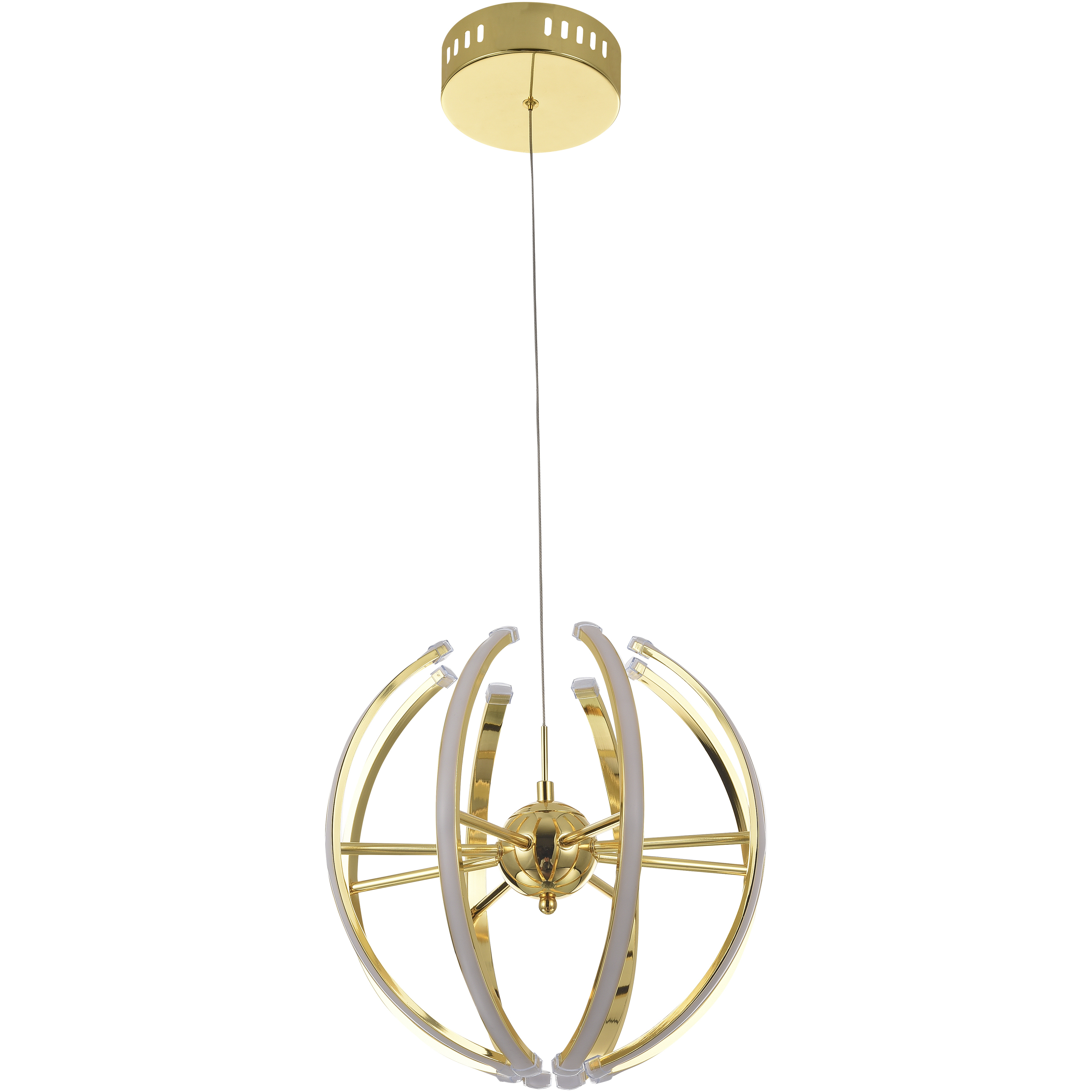 Canada LED 13.7 inch Gold Chandelier Ceiling Light