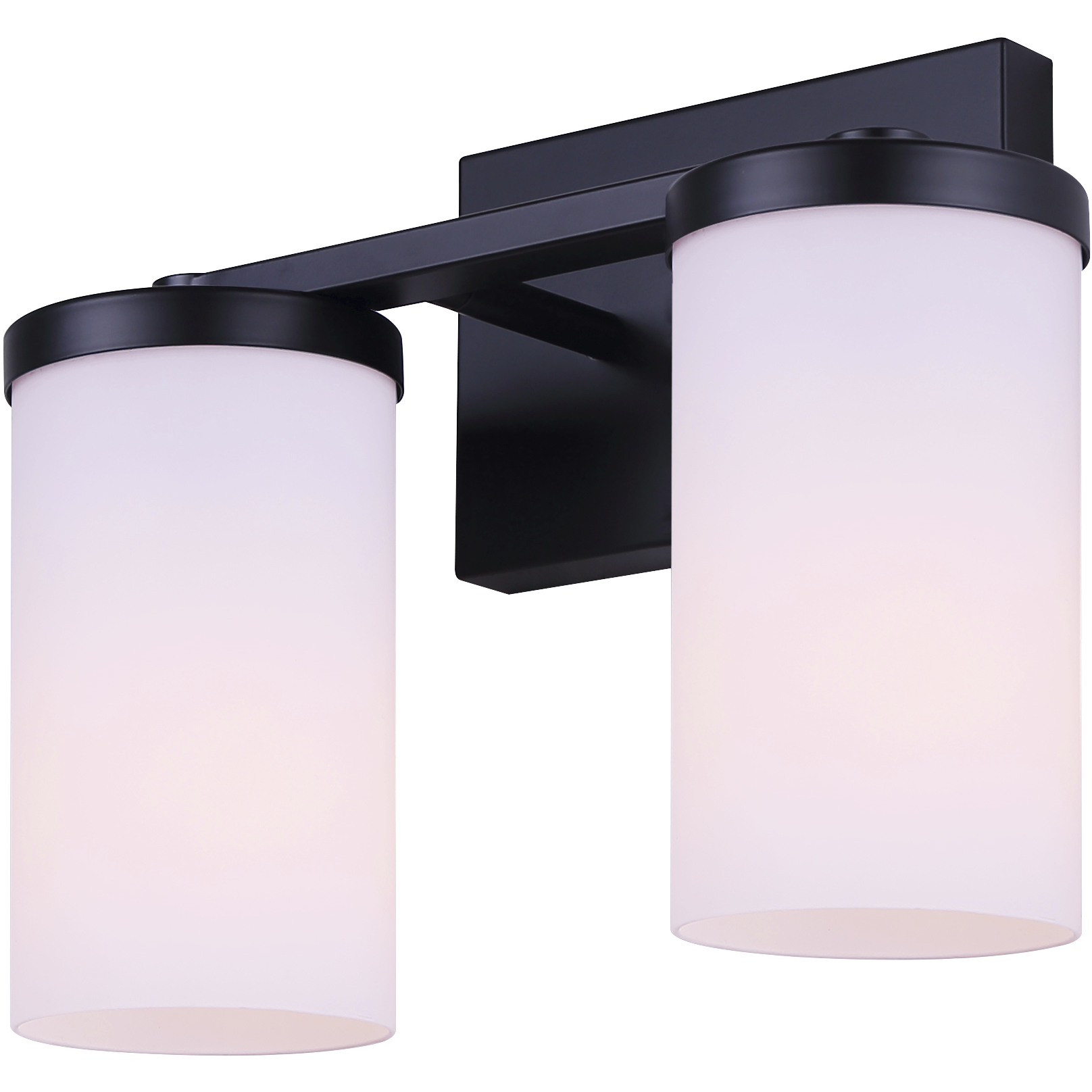 Britton 2 Light 12.5 inch Matte Black Vanity Fixture Wall Light