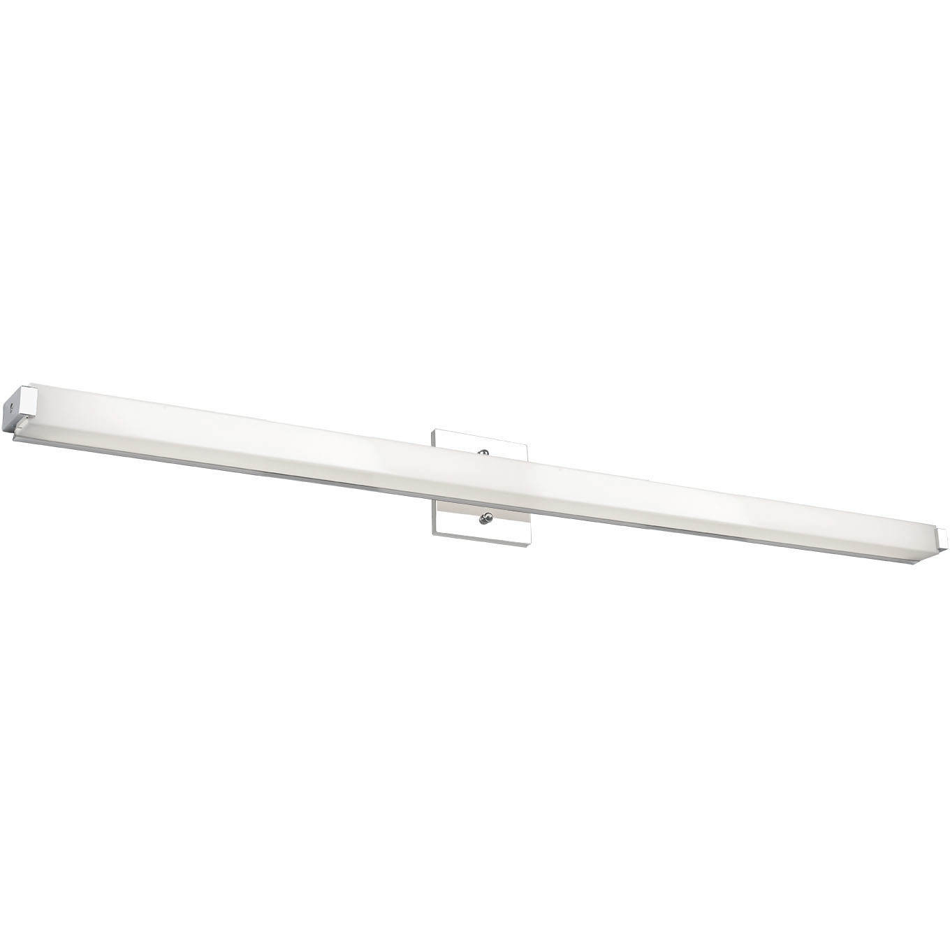 Latitude-Slim LED 36.75 inch Chrome Vanity Light Wall Light