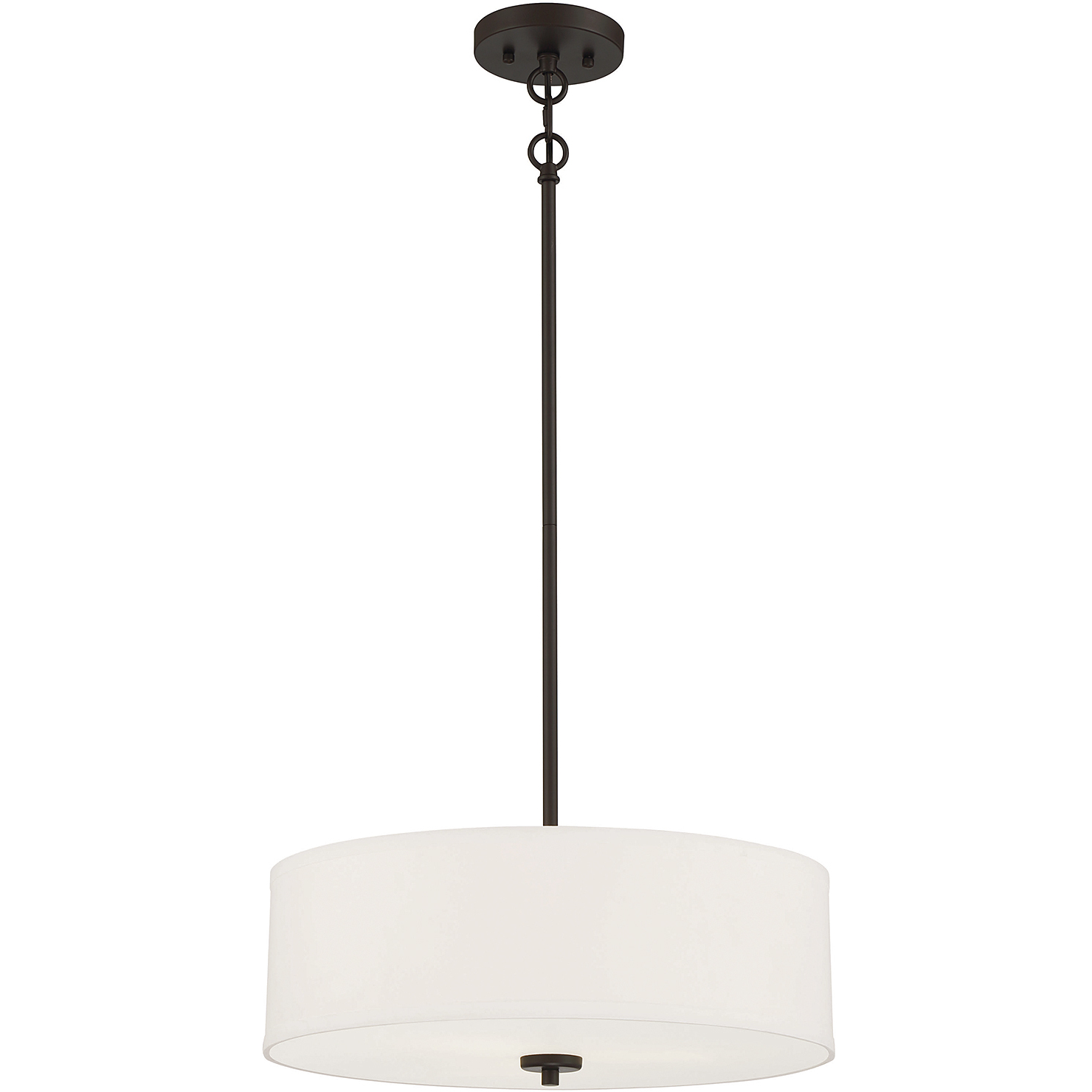 Modern 3 Light 18 inch Oil Rubbed Bronze Pendant Ceiling Light