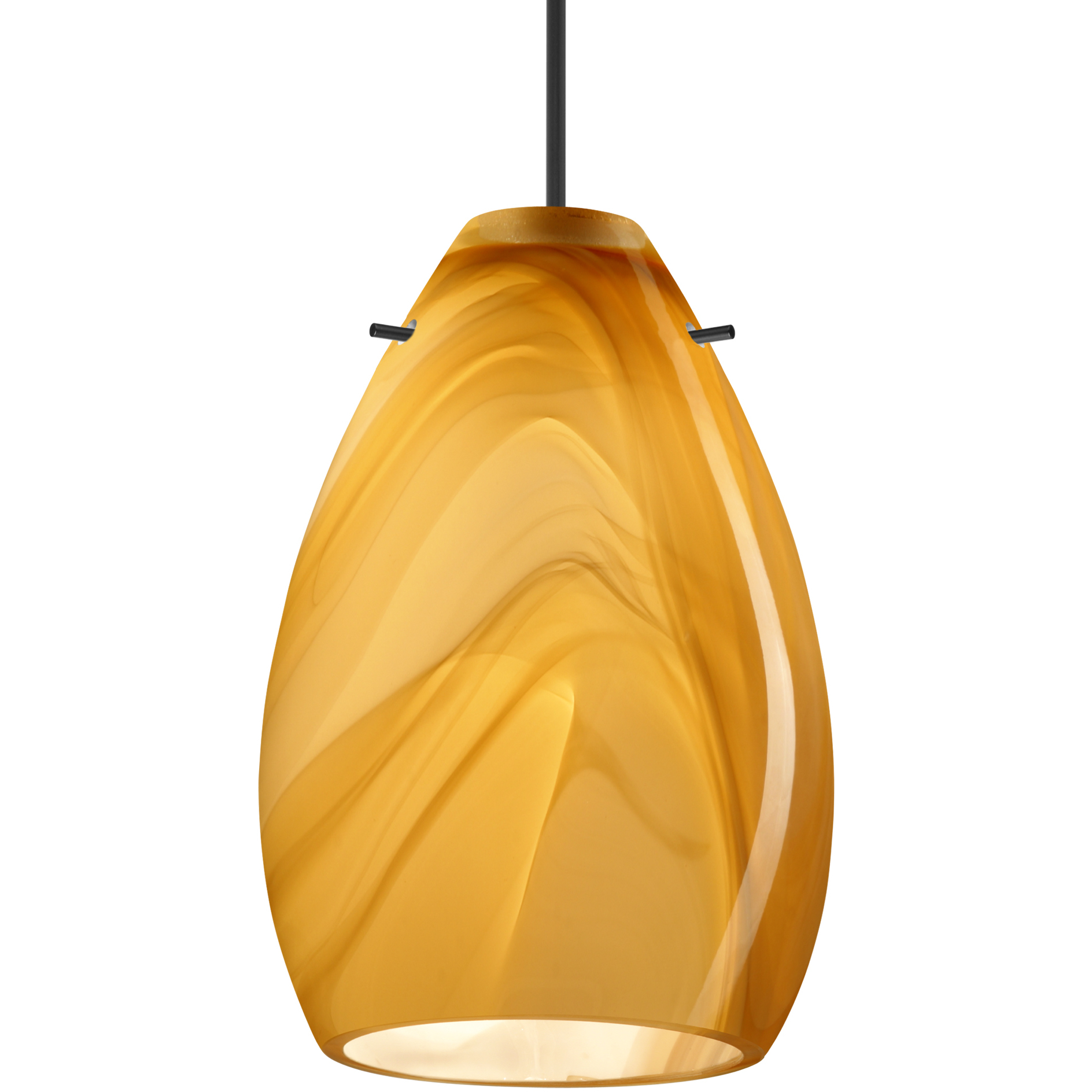Pera 6 LED Black Cord Pendant Ceiling Light
