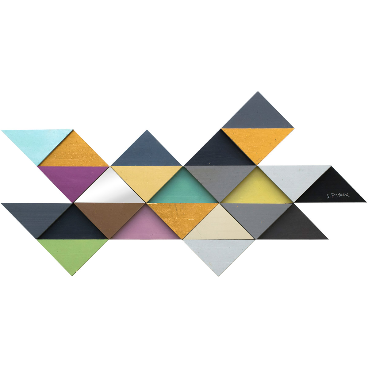 Tremulous Triangle Wall Art