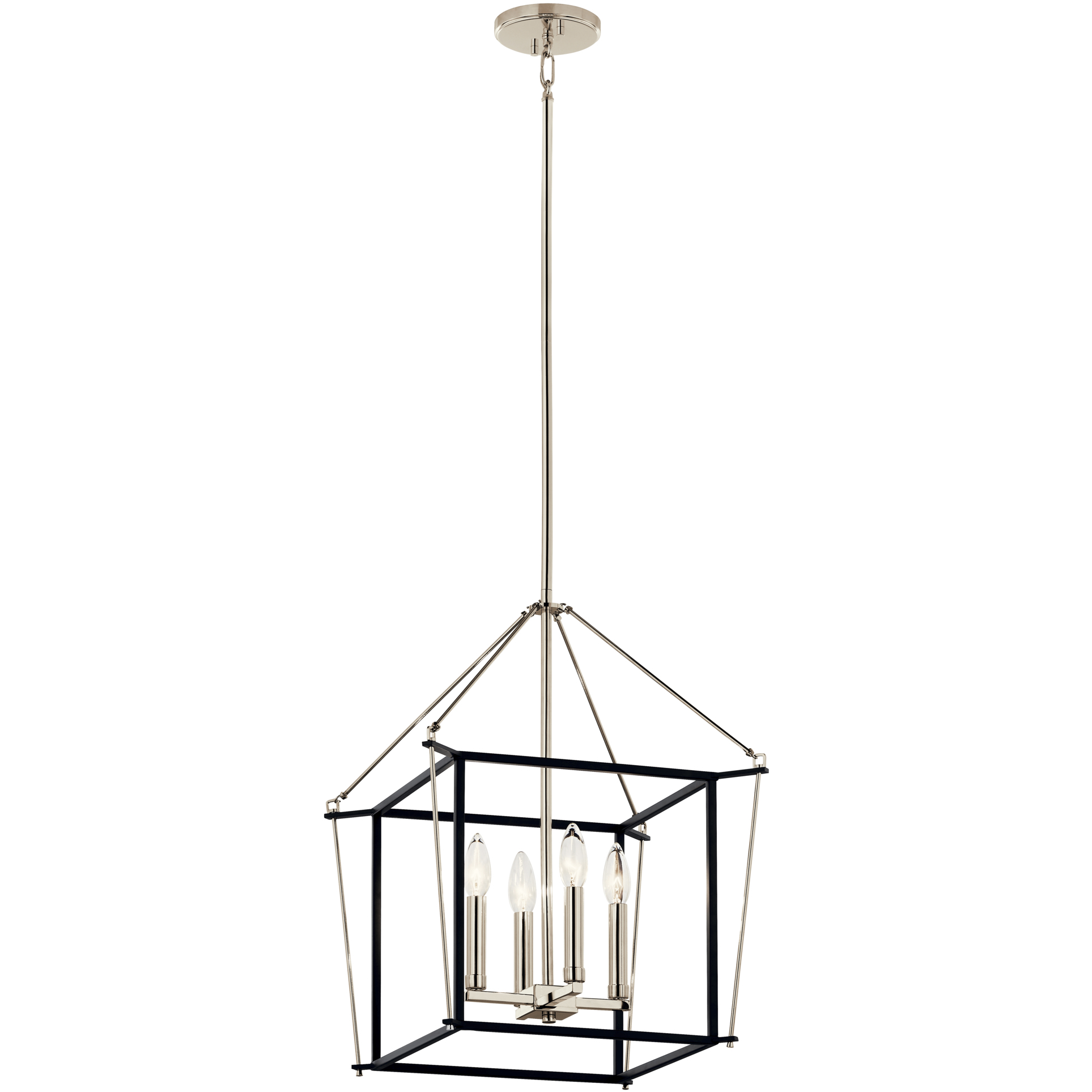 Eisley 4 Light 16 inch Polished Nickel Foyer Pendant Ceiling Light