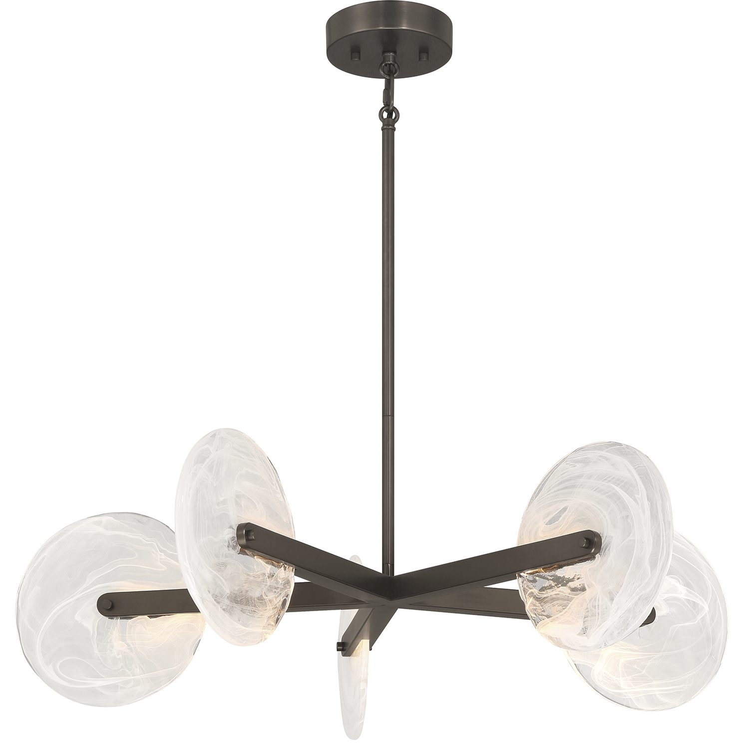 Ainslie LED 30 inch Mediterranean Bronze Chandelier Ceiling Light
