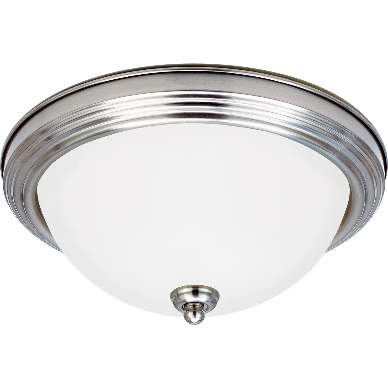 Geary 2 Light 12.5 inch Brushed Nickel Flush Mount Ceiling Light