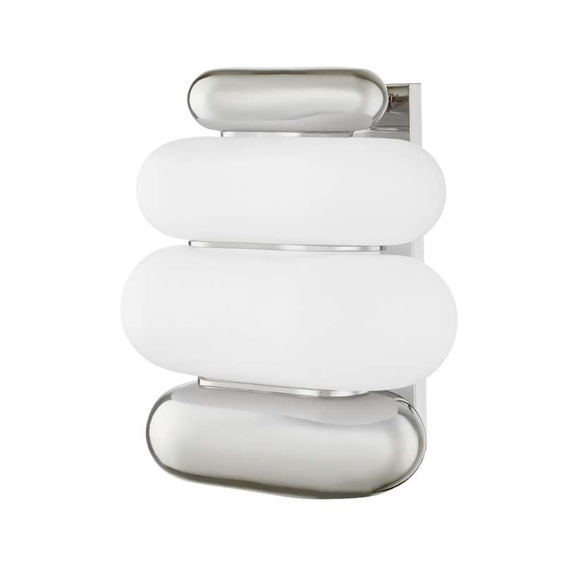 Palisade 2 Light 11.5 inch Burnished Nickel Wall Sconce Wall Light