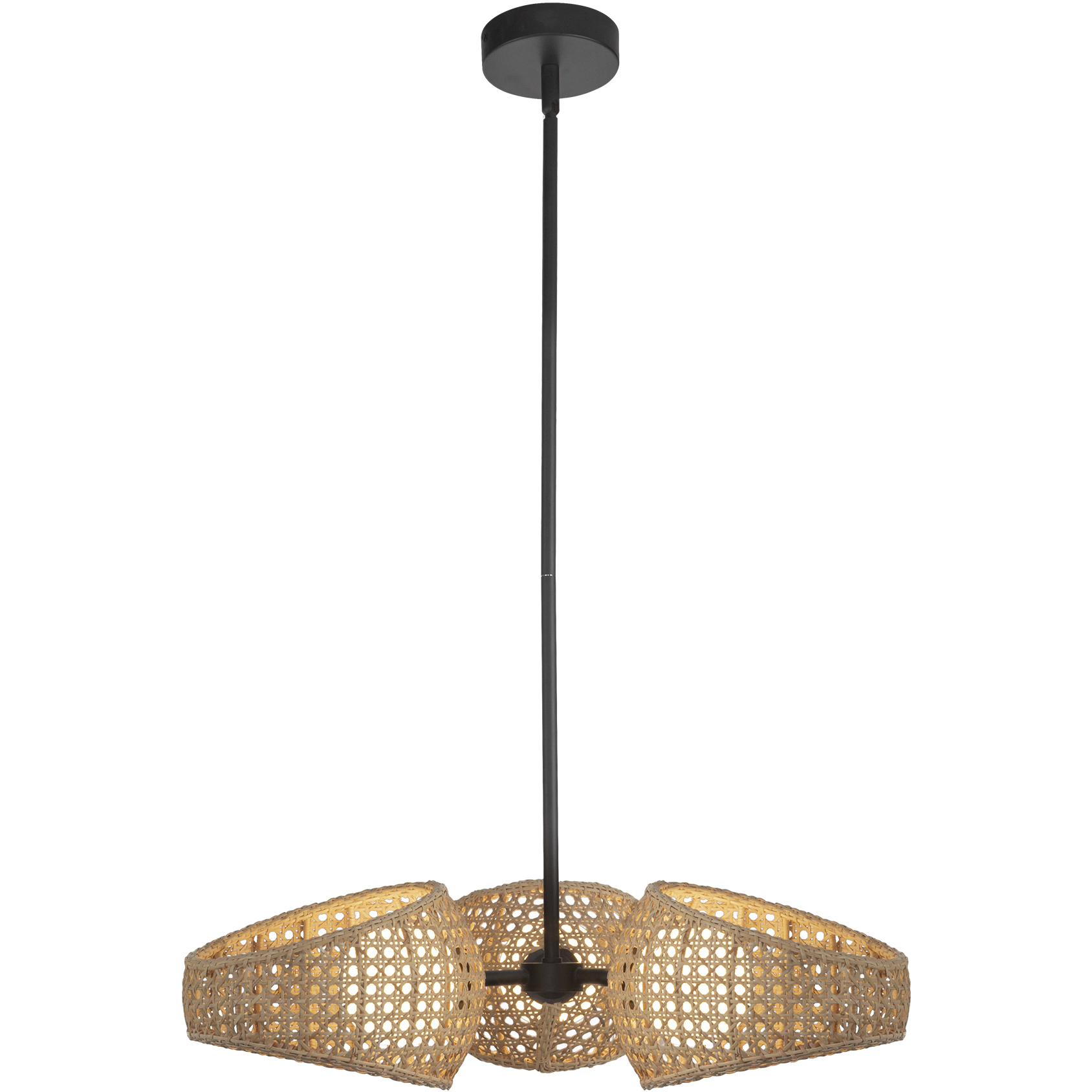 Lanai LED 25.13 inch Black Chandelier Ceiling Light