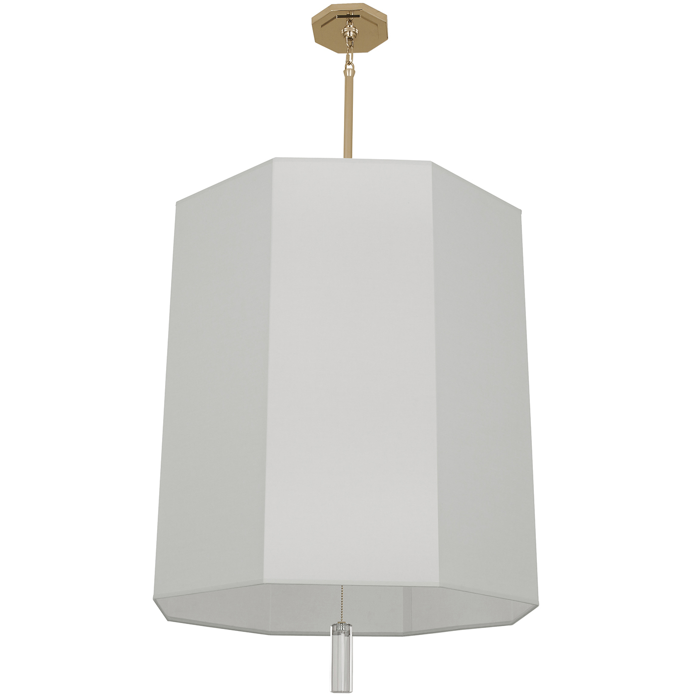 Kate 6 Light 22 inch Modern Brass Pendant Ceiling Light in Pearl Gray