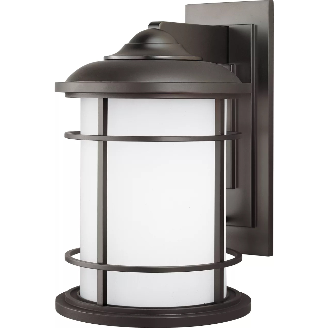 Lighthouse 1 Light 14.38 inch Burnished Bronze Outdoor Wall Lantern, Large