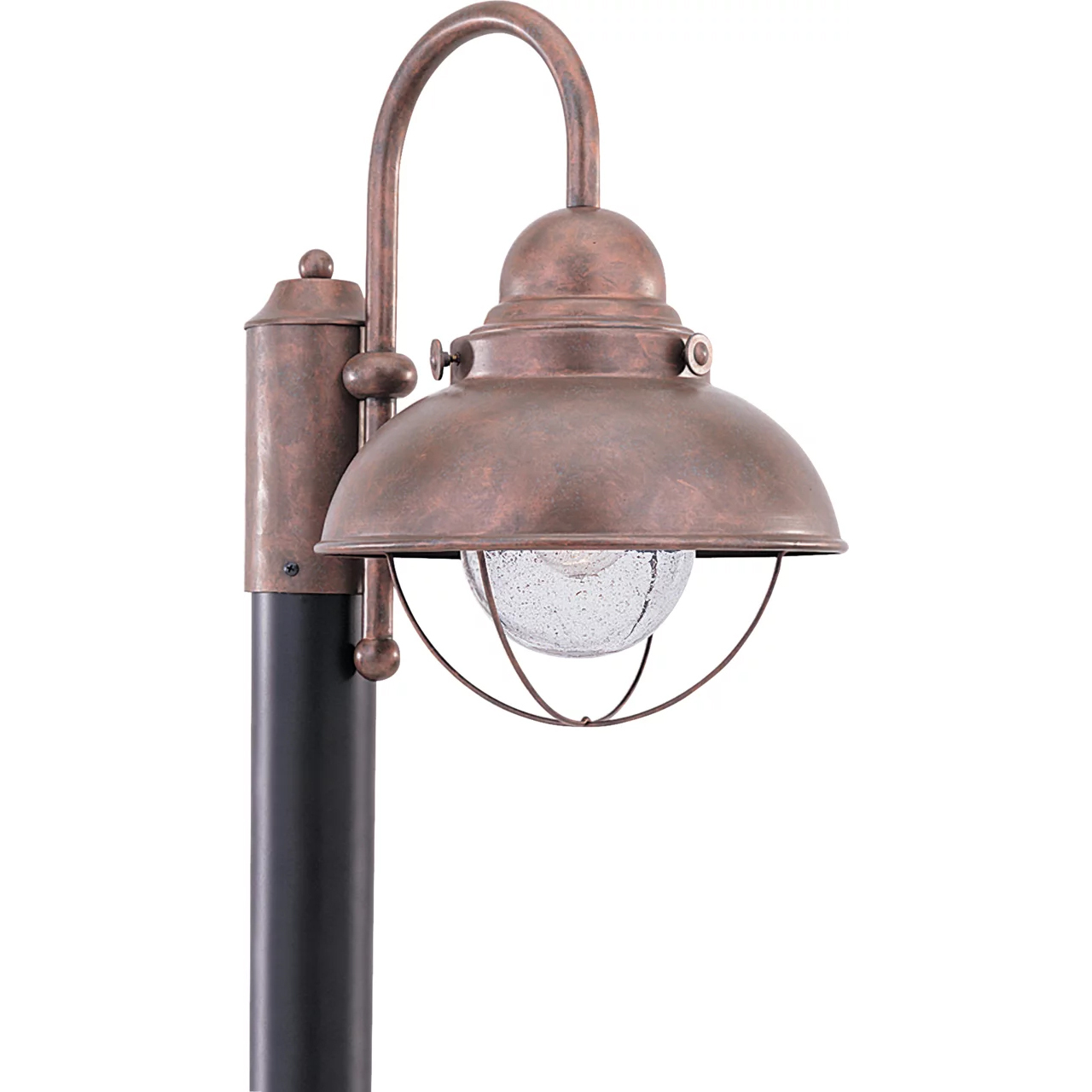 Sebring 1 Light 15.75 inch Weathered Copper Outdoor Post Lantern