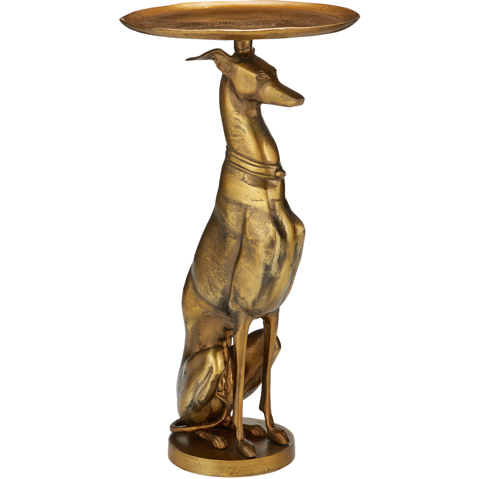 Ballyregan 15.5 inch Antique Brass Accent Table