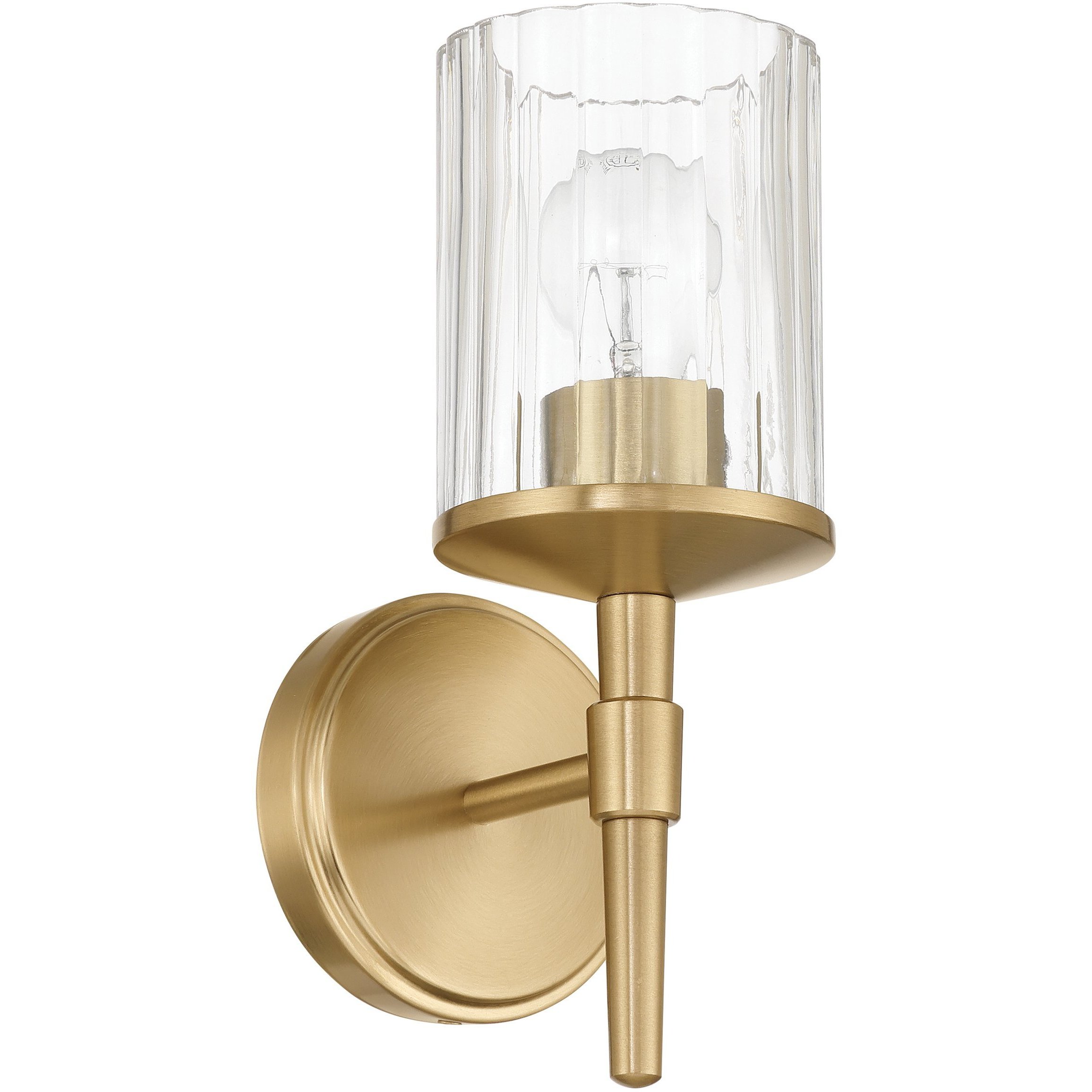 Andrea 1 Light 6 inch Champagne Gold Vanity Light Wall Light