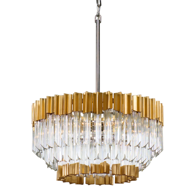 Charisma 20 inch Gold Leaf Pendant Ceiling Light in 12.25