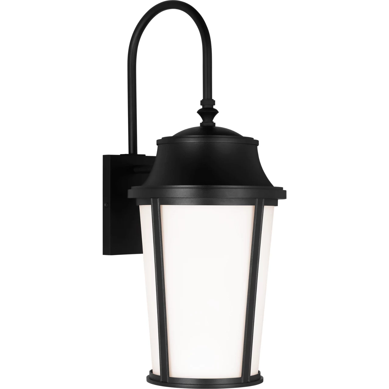 Portola 1 Light 26 inch Textured Black Outdoor Wall Lantern, Large