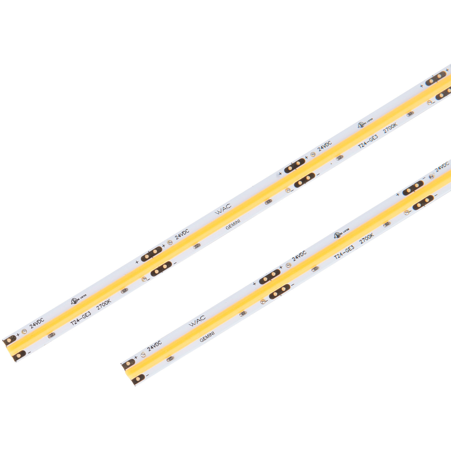 Gemini 24 LED 1200 inch White LED Tape Lighting in 4000K, WAC Limited