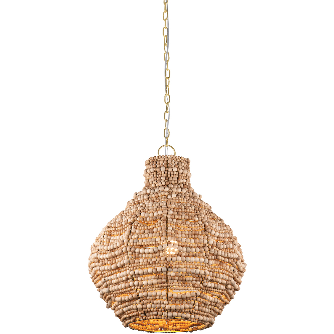 Tiana 1 Light 20 inch Aged Brass Pendant Ceiling Light