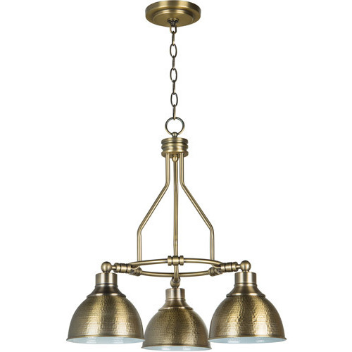 Timarron 3 Light 22.5 inch Legacy Brass Down Chandelier Ceiling Light