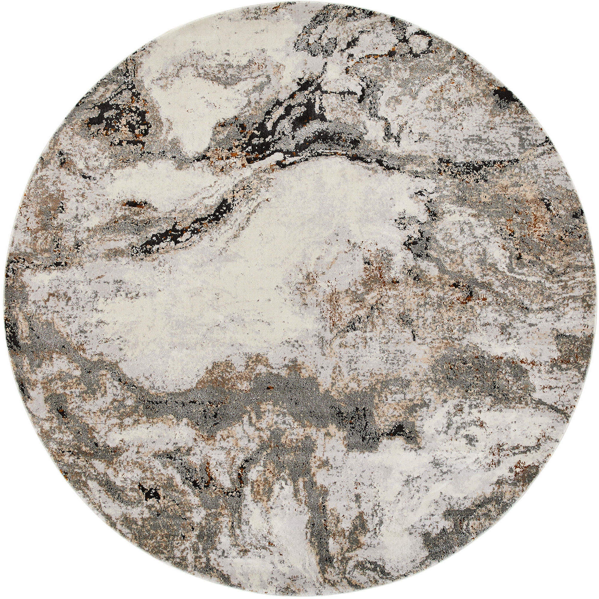 Hadim Earth Tones Rug in 7 Round