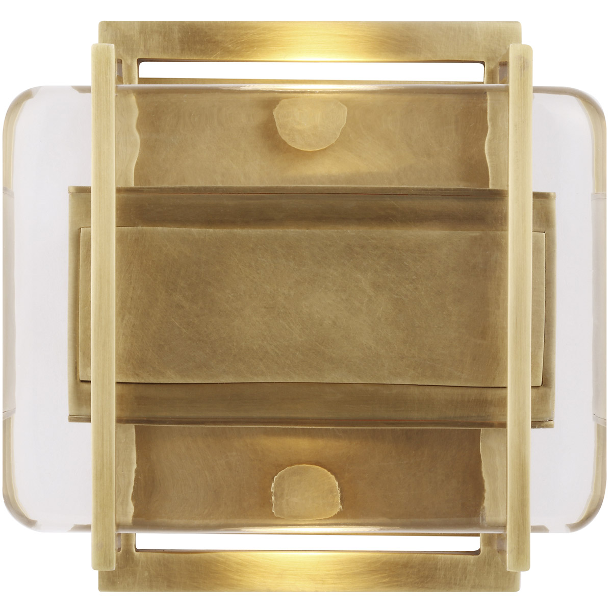 Mick De Giulio Duelle LED 3.6 inch Natural Brass ADA Wall Sconce Wall Light in 120V, Integrated LED