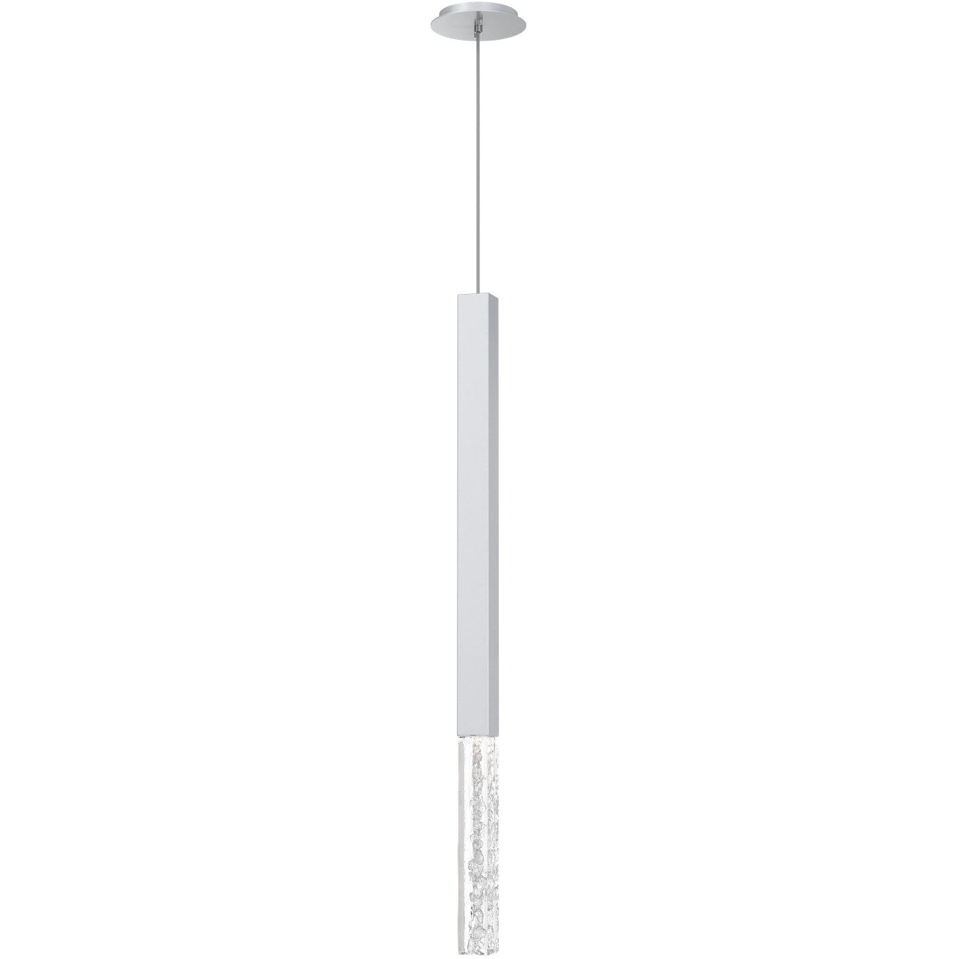 Axis XL LED Classic Silver Pendant Ceiling Light in 2700K LED
