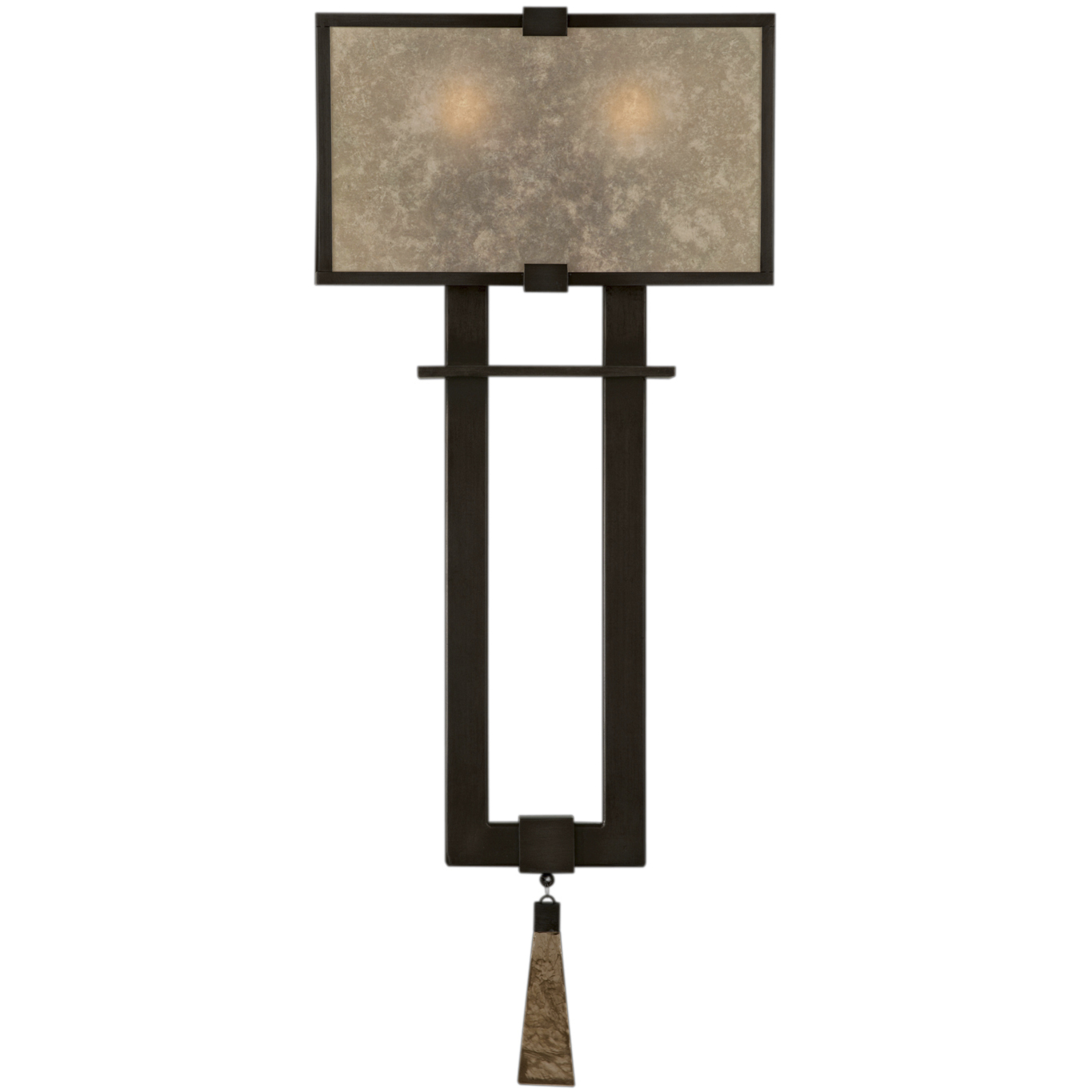 Singapore Moderne 2 Light 10 inch Bronze ADA Sconce Wall Light