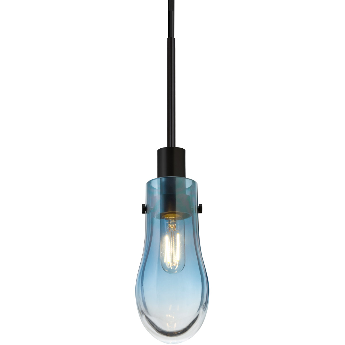 Wish 1 Light Black Pendant Ceiling Light