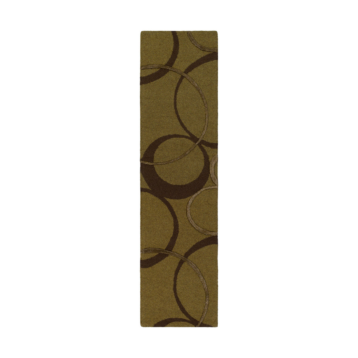Alexander 96 X 24 inch Olive Indoor Runner, Runner