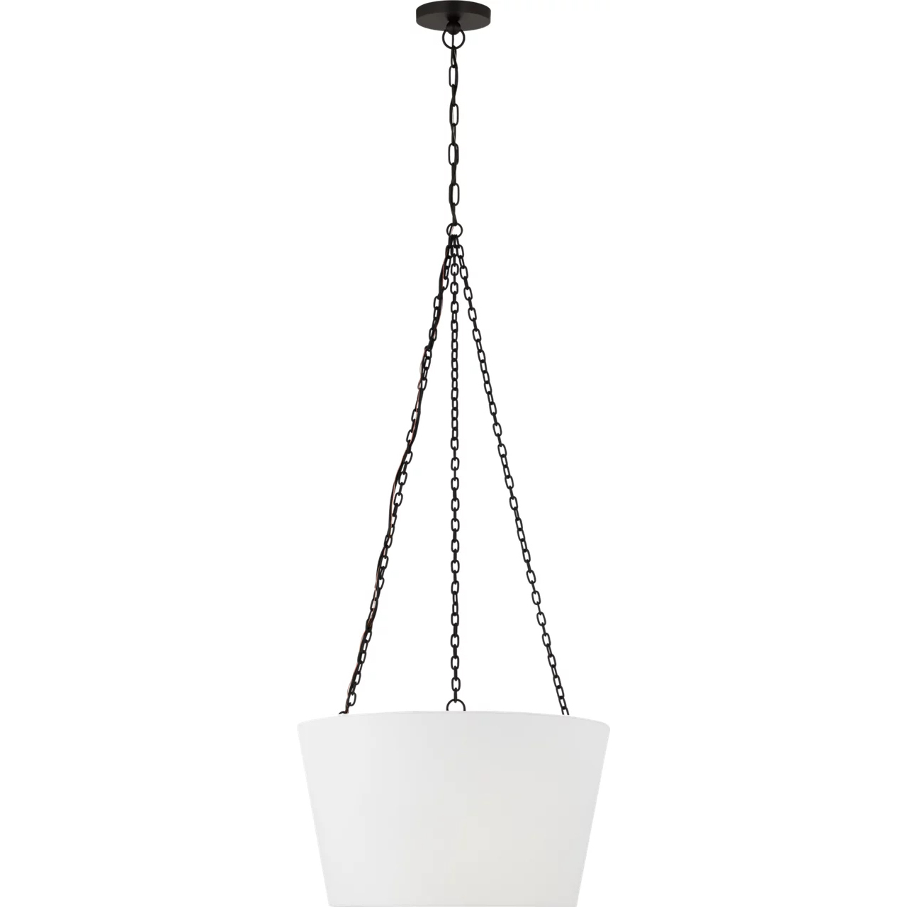 Paloma Contreras Herve 3 Light 18 inch Aged Iron Hanging Shade Ceiling Light