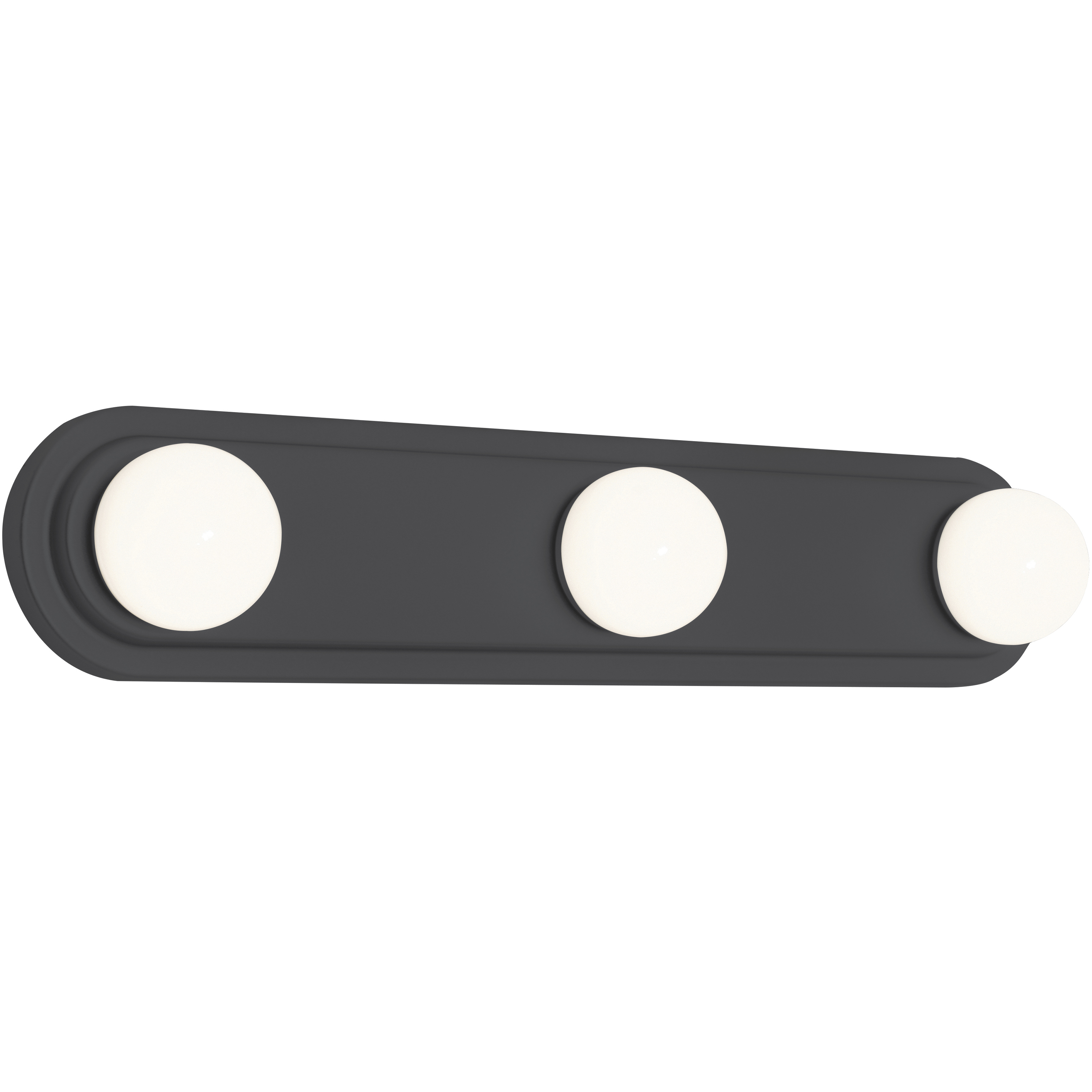 Hollywood 3 Light 24 inch Black Vanity Light Wall Light