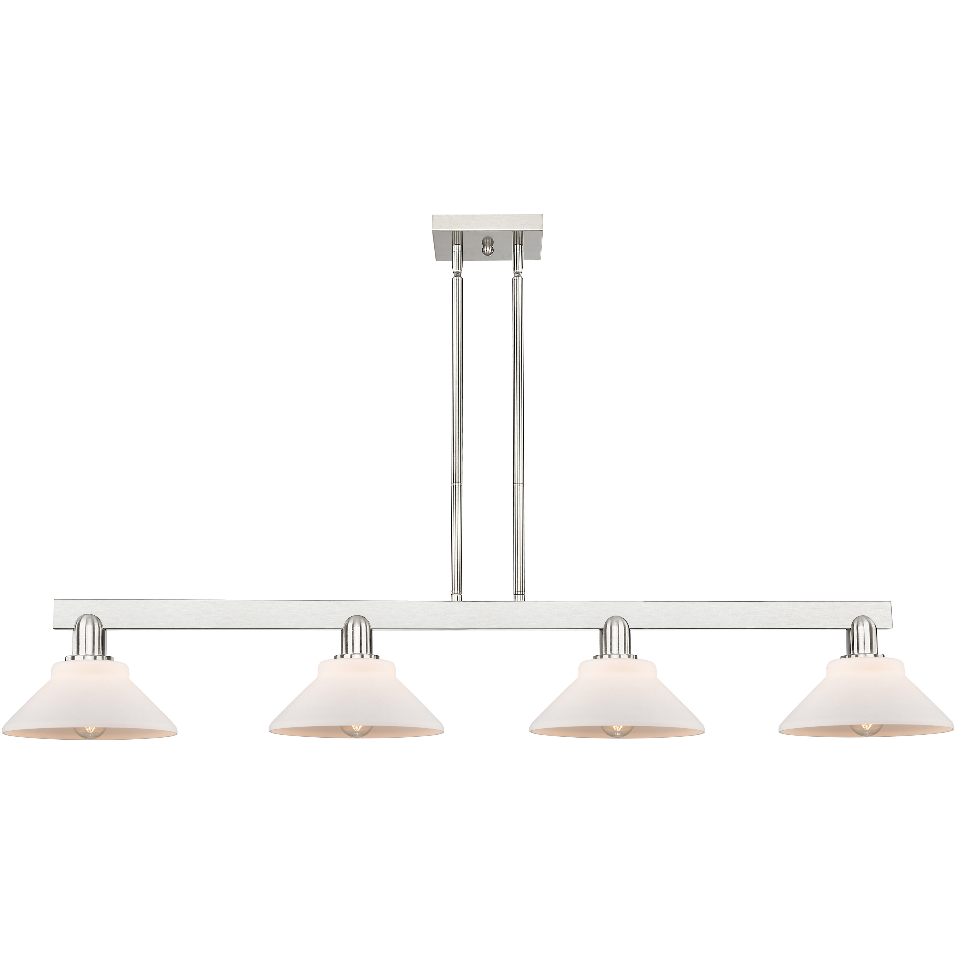 Arcadia Orwell Island Light Ceiling Light in Brushed Satin Nickel