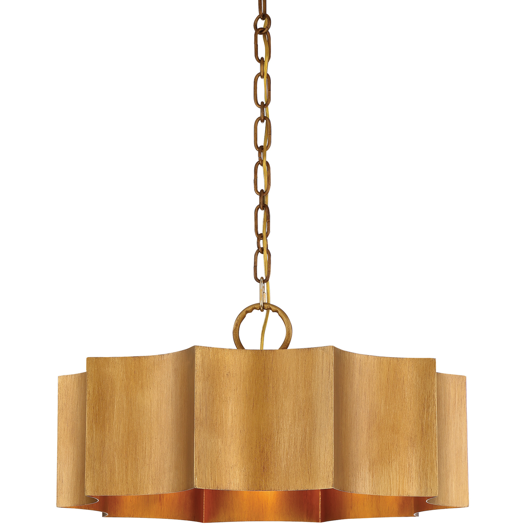 Shelby 3 Light 22.5 inch Gold Patina Pendant Ceiling Light