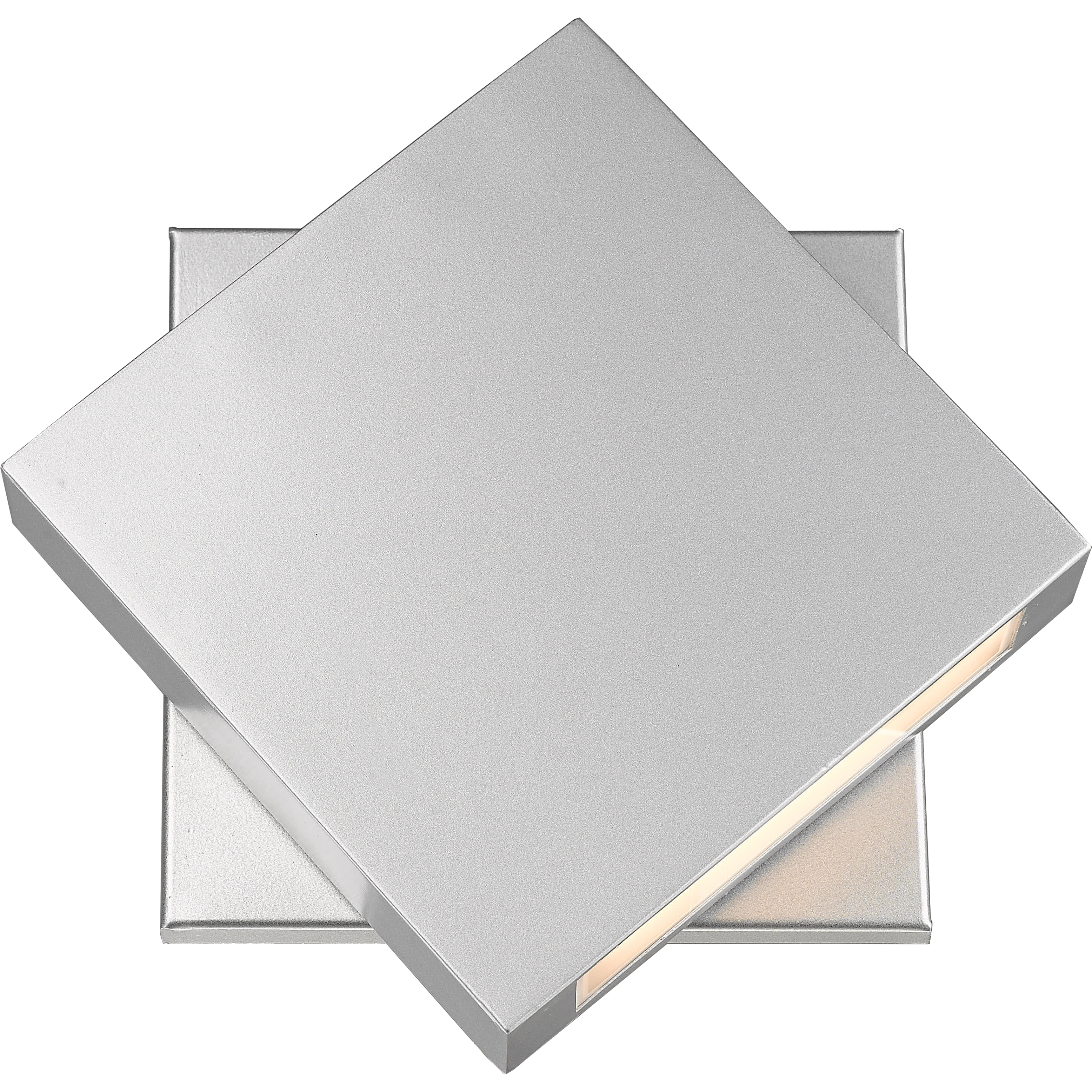 Quadrate LED 11.25 inch Silver Outdoor Wall Light