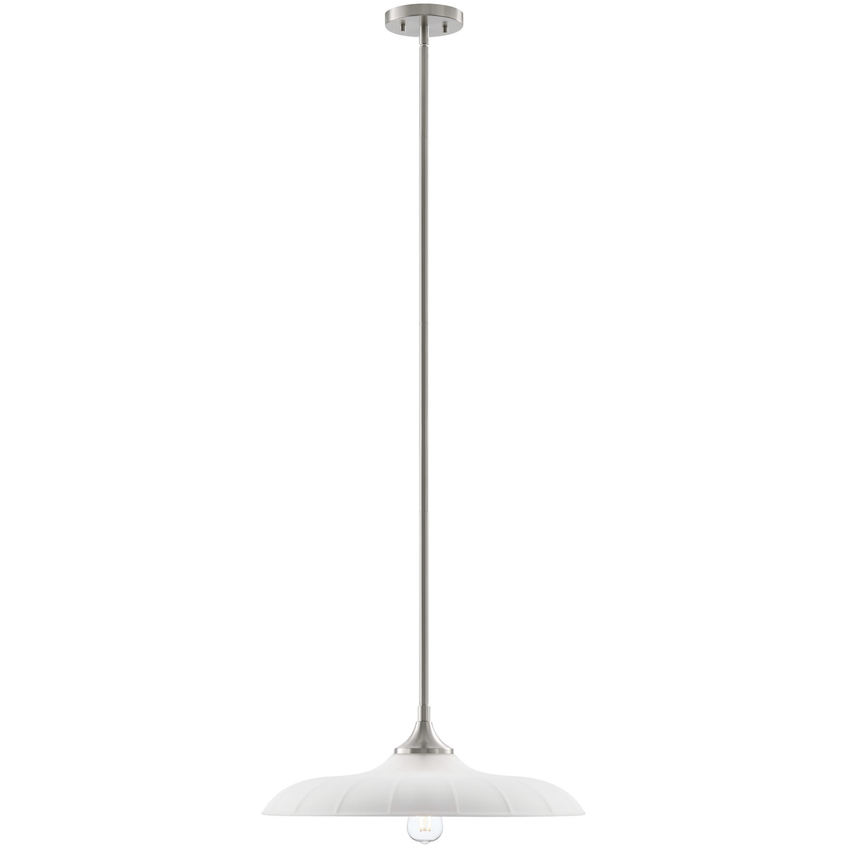 Hadley 1 Light 20 inch Satin Nickel Pendant Ceiling Light
