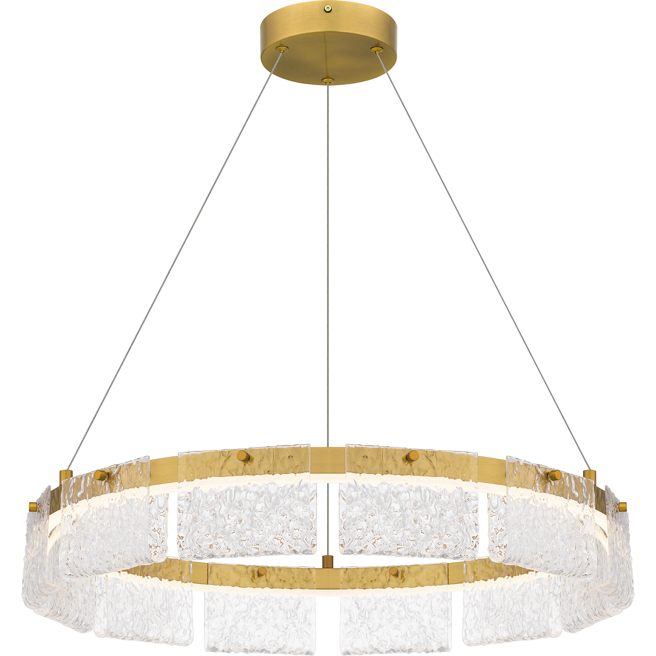 Alice LED 24.75 inch Brushed Gold Pendant Ceiling Light