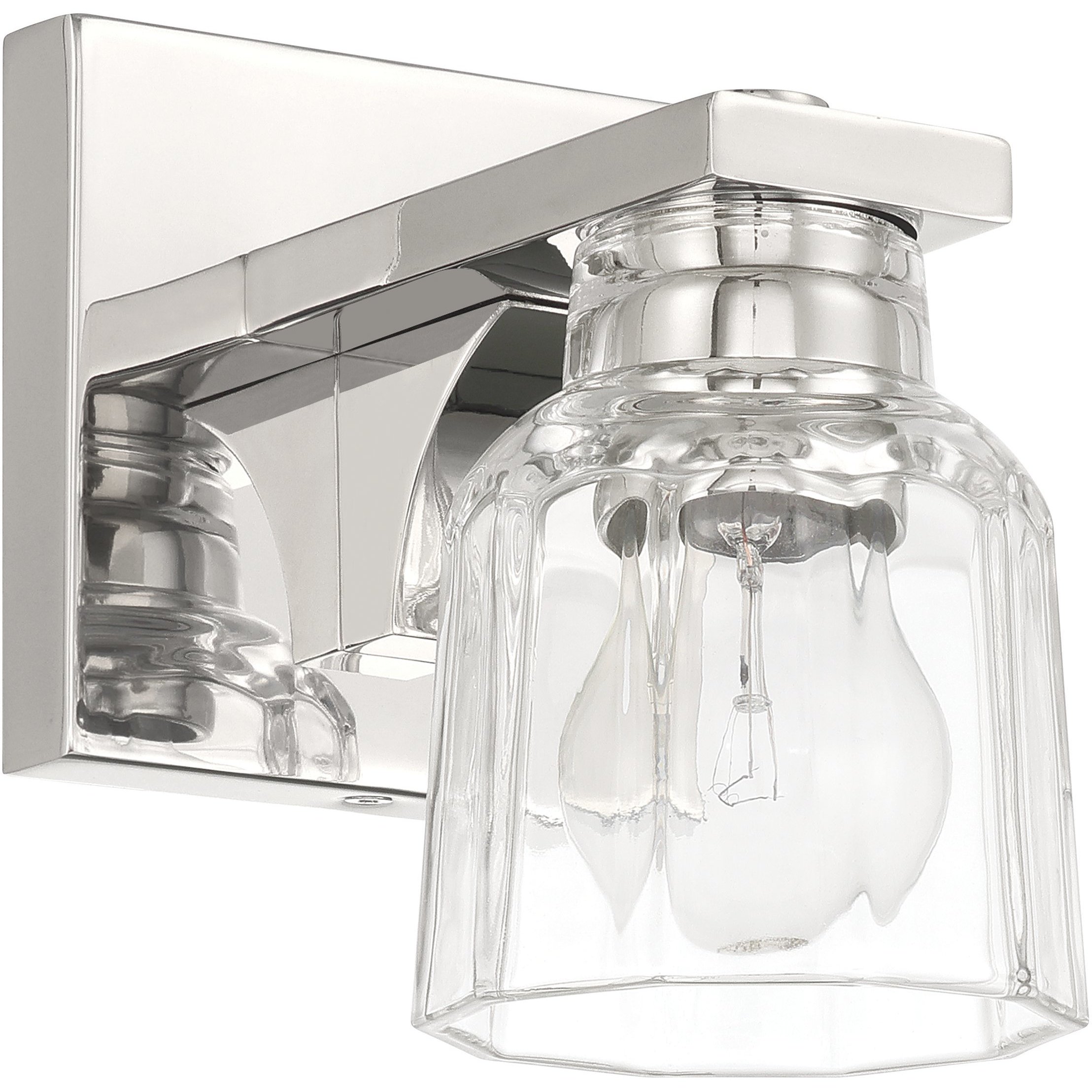 Dryden 1 Light 6.75 inch Polished Nickel Vanity Light Wall Light