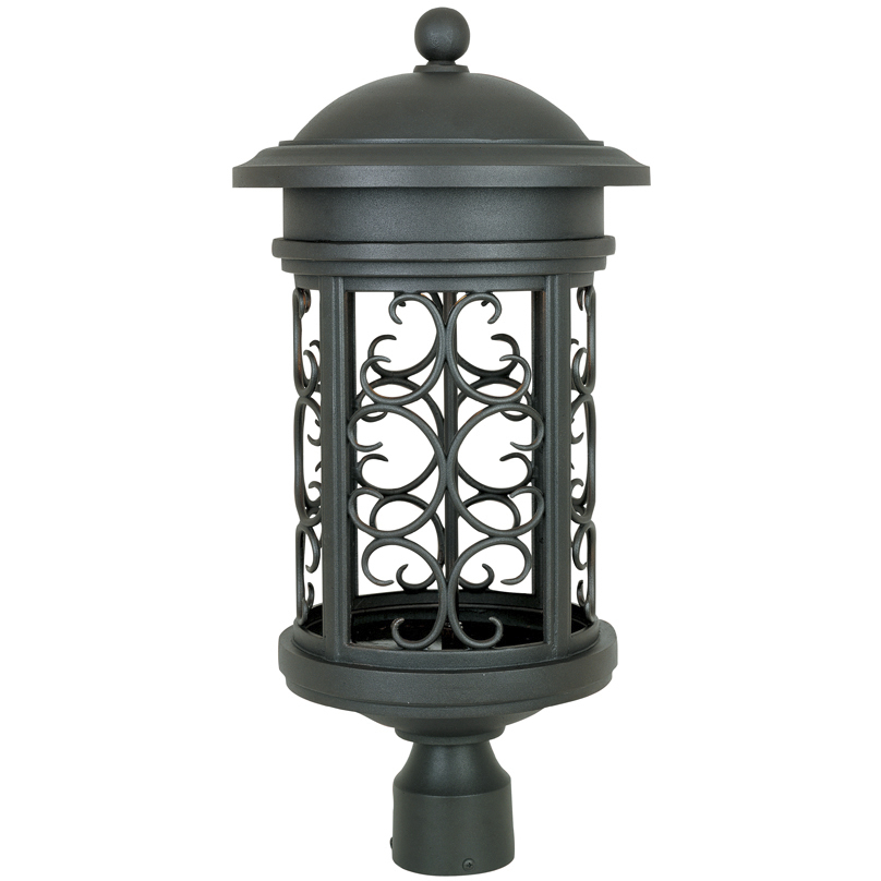 Ellington 1 Light 23 inch Oil Rubbed Bronze Outdoor Post Lantern