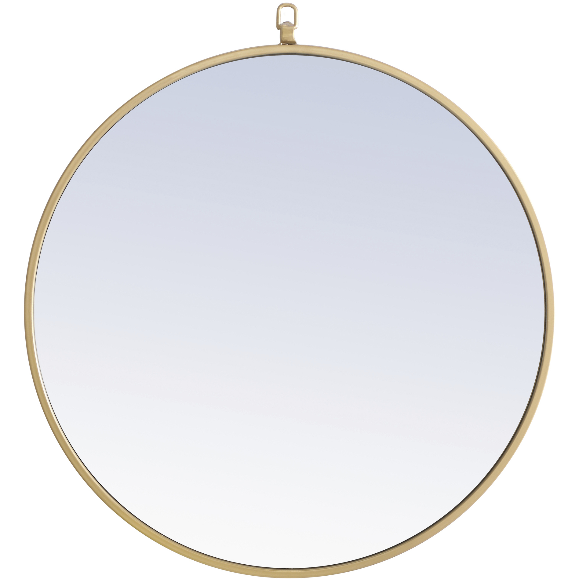 Eternity 24 X 24 inch Brass Wall Mirror