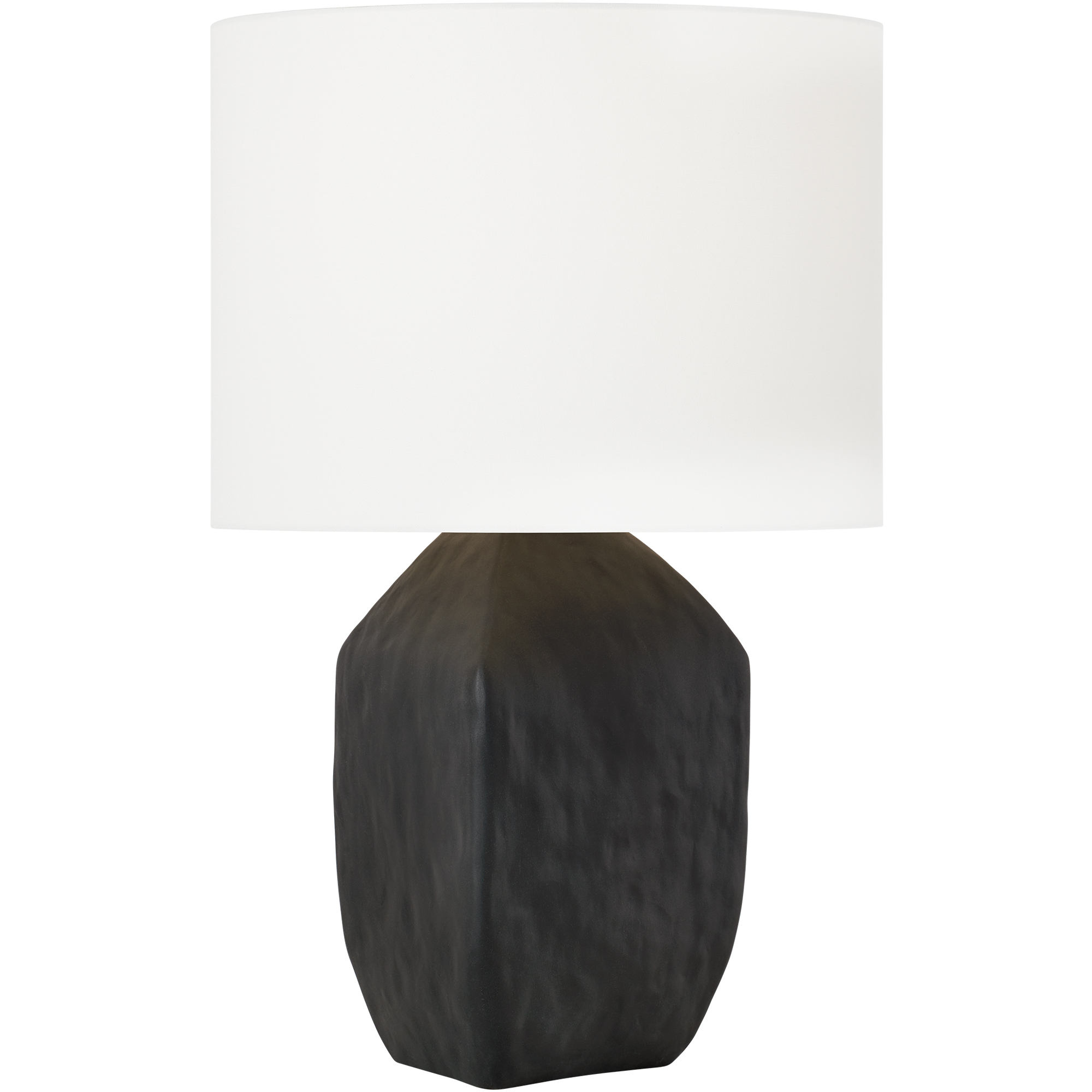 Hable Sybert 27.5 inch 9 watt Rough Black Ceramic Table Lamp Portable Light