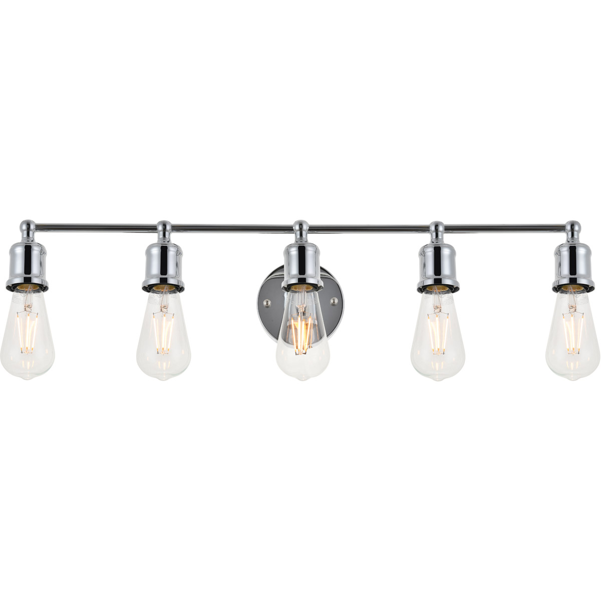 Serif 5 Light 28.8 inch Chrome Wall Sconce Wall Light