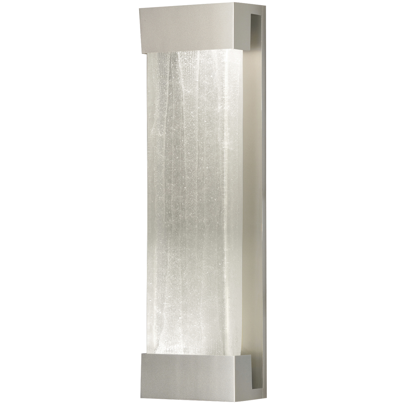 Crystal Bakehouse 2 Light 7 inch Silver ADA Sconce Wall Light, Indoor/Outdoor
