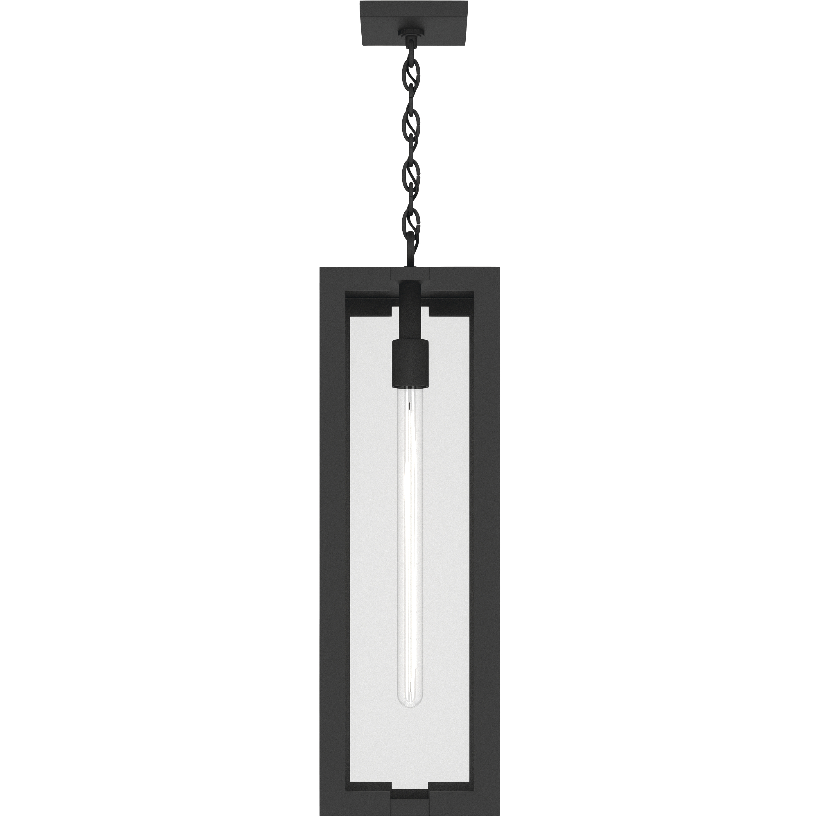 Calen 1 Light 8 inch Textured Black Outdoor Pendant
